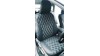 TOYOTA PRIUS 2010/15 BLACK/SILVER DIAMOND STITCH/SILVER DOUBLE STITCH